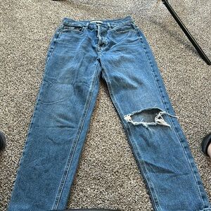 Pacsun Ultra High Rise Slim Ripped Jeans Women